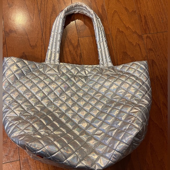 MZ Wallace Bags Silver Metallic Mz Wallace Bag With Pouch Poshmark